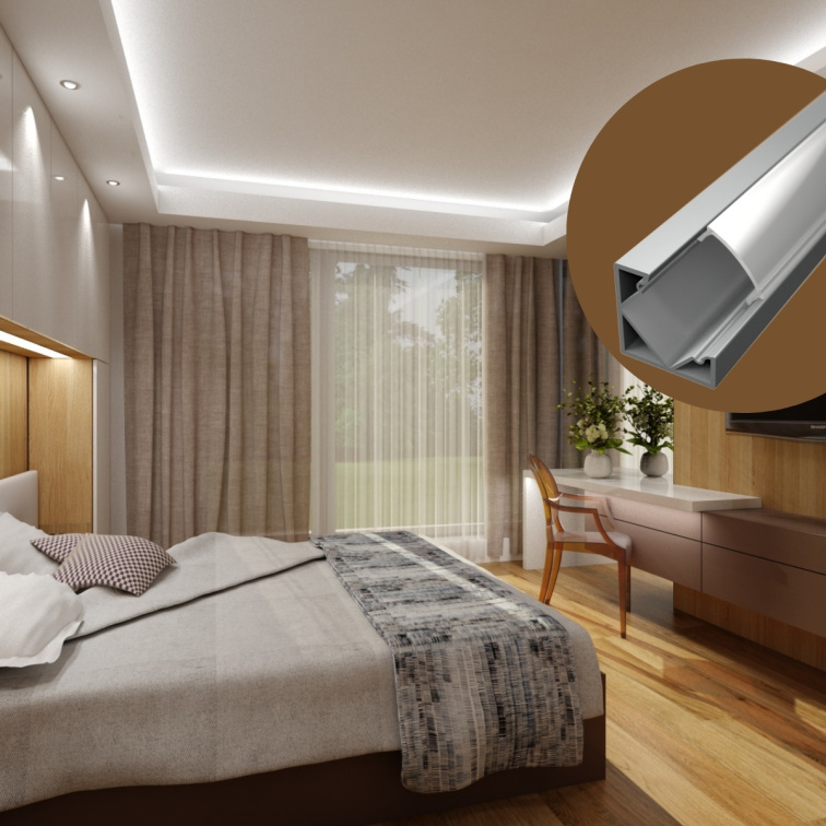 1m LED profile CORNER 1