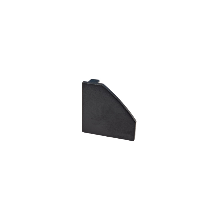 2m LED profile CORNER 1 BLACK