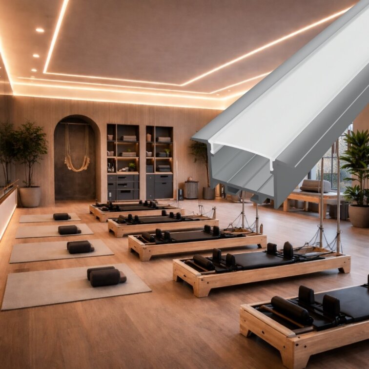 2m LED profile RECESSED 21