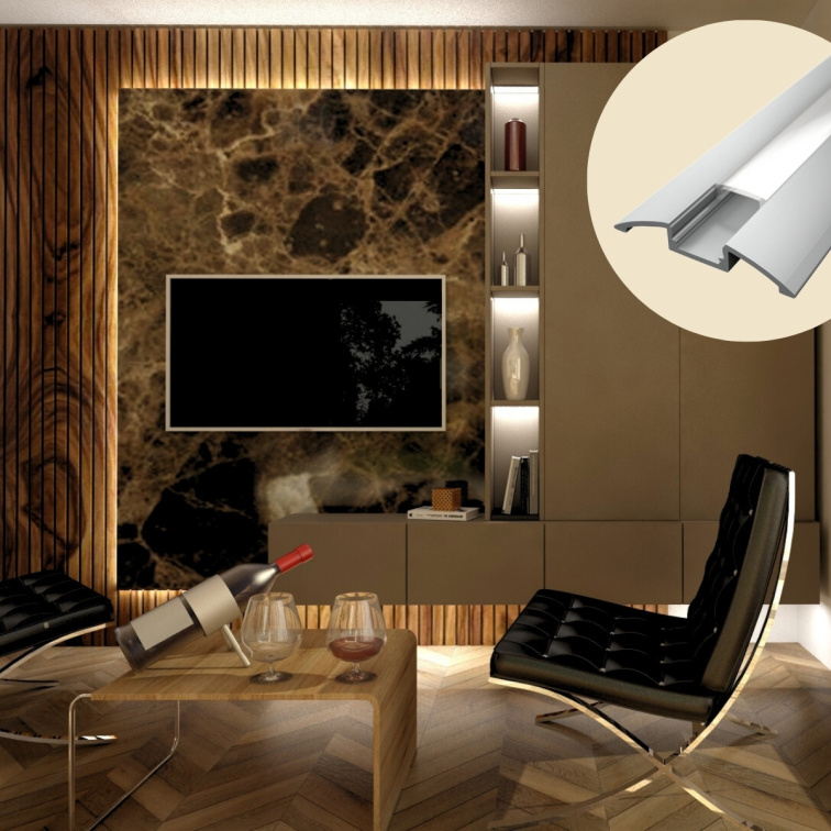 1m LED profile SURFACE 4