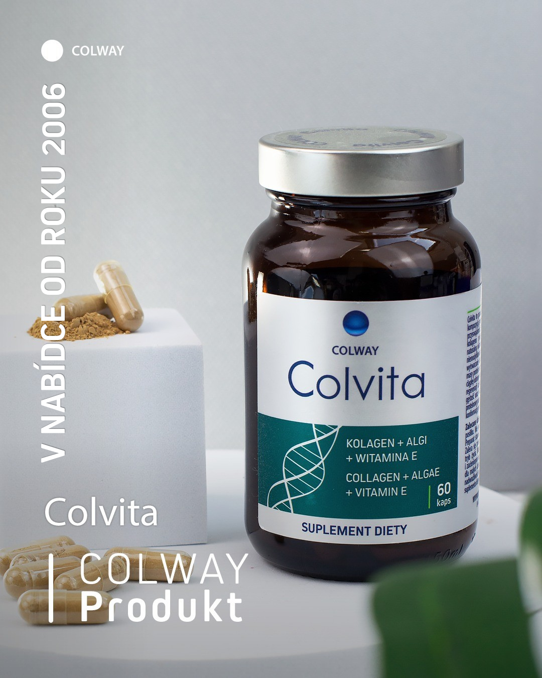 COLVITA - Kolagenové Kapsle Mládí - Regenerace Kloubů, Svalů, Kůže, Cev