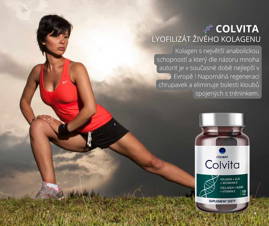 COLVITA - Kolagenové Kapsle Mládí - Regenerace Kloubů, Svalů, Kůže, Cev