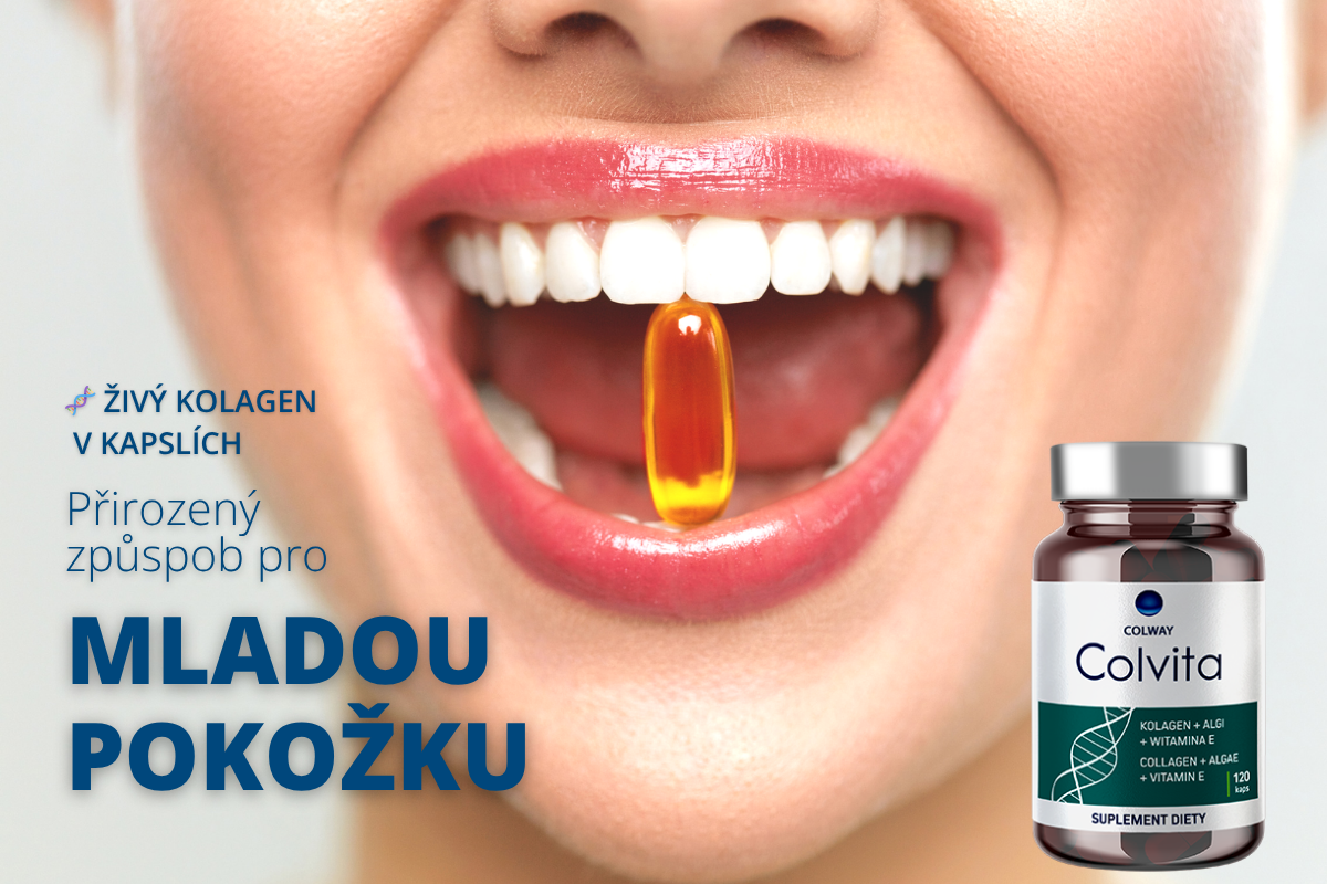 COLVITA - Kolagenové Kapsle Mládí - Regenerace Kloubů, Svalů, Kůže, Cev