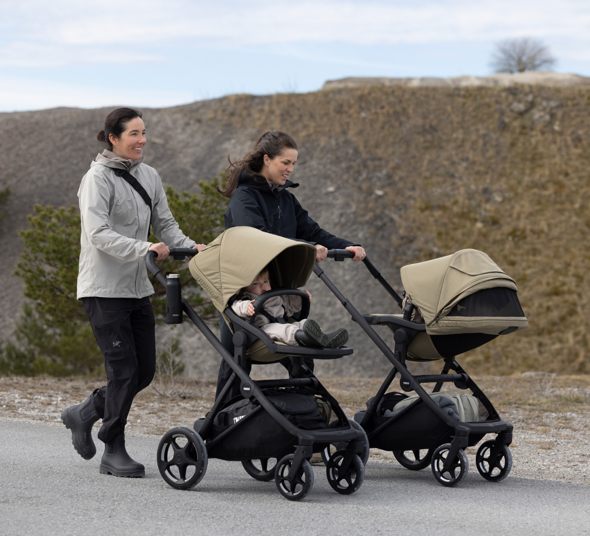 Thule kočárek Charm 2v1 Faded Khaki