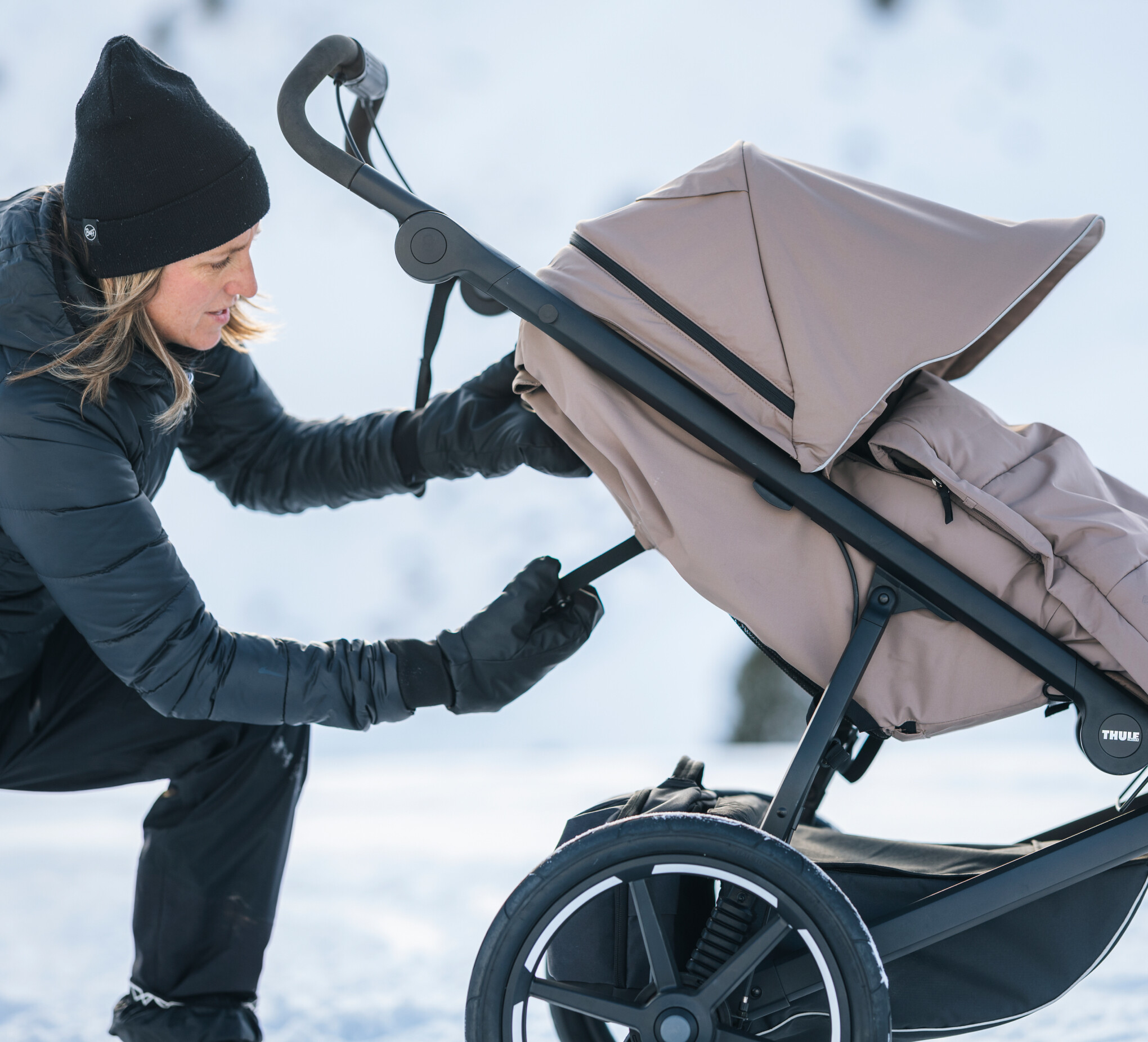 Thule set Urban Glide 3 + hluboká korba Mid Blue