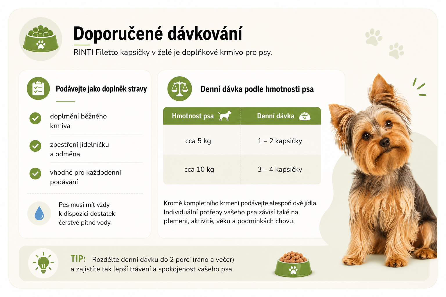 Rinti Filetto Adult kuře a šunka v želé 100 g