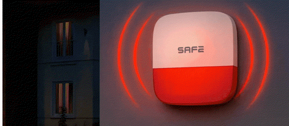 SAFE Outdoor Siren, bílá