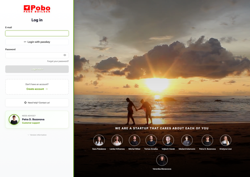 Christmas landing page (colorful)
