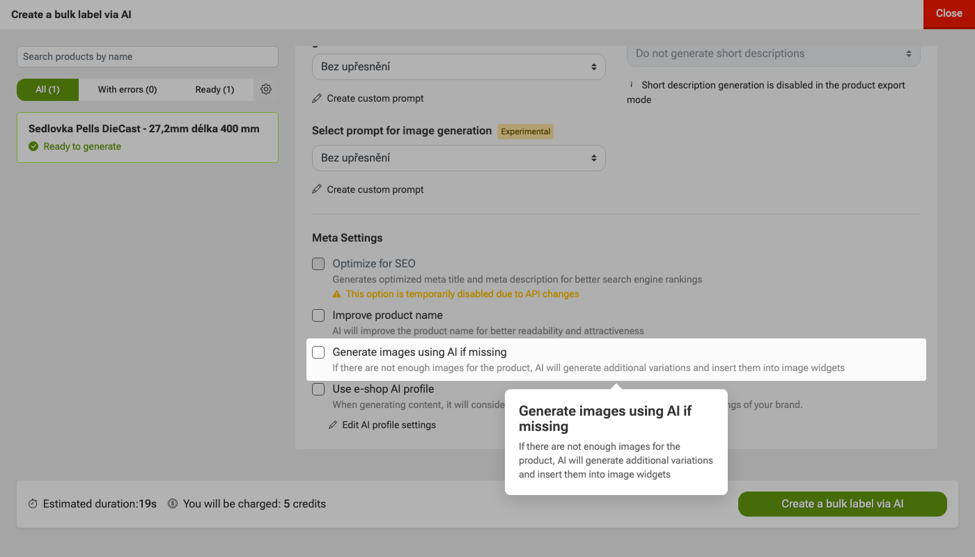 How to generate content using AI