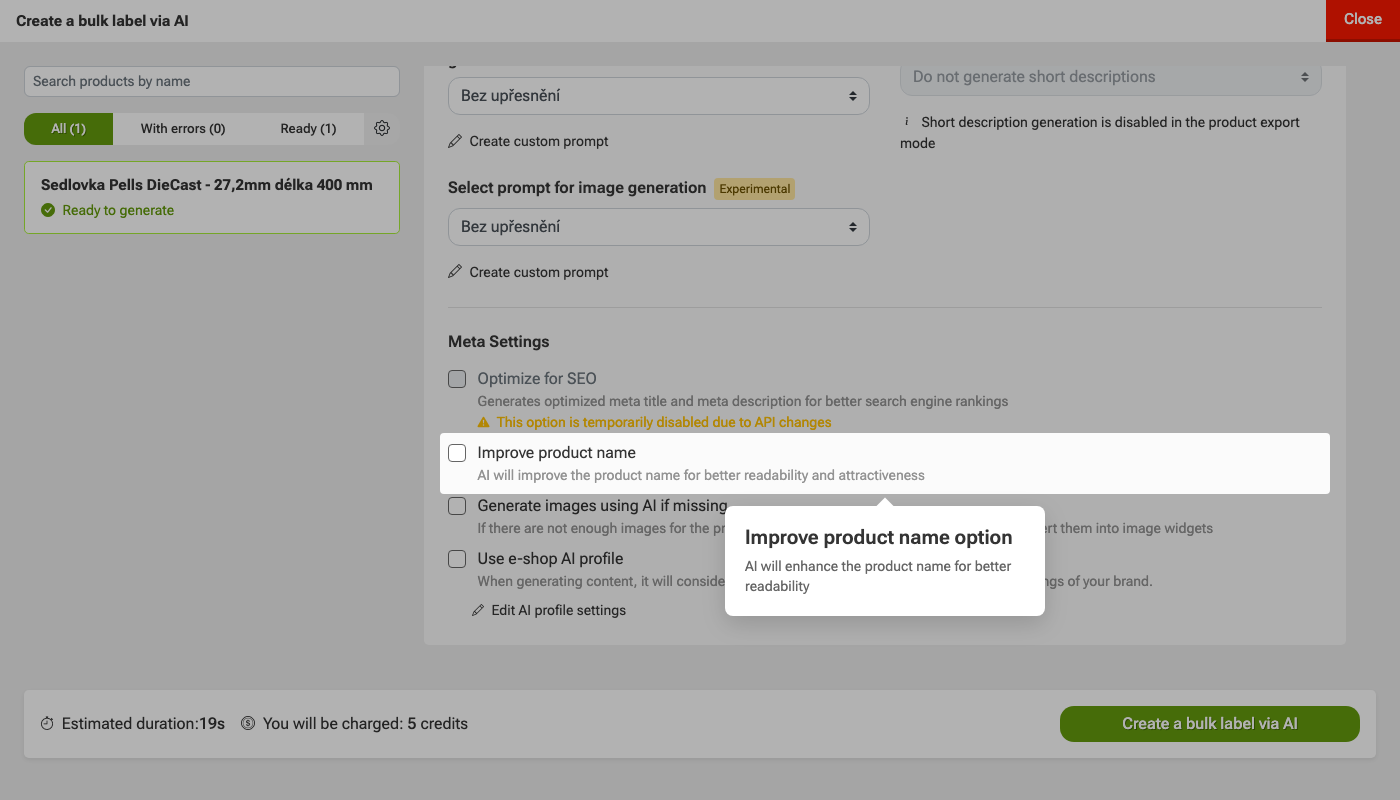 How to generate content using AI