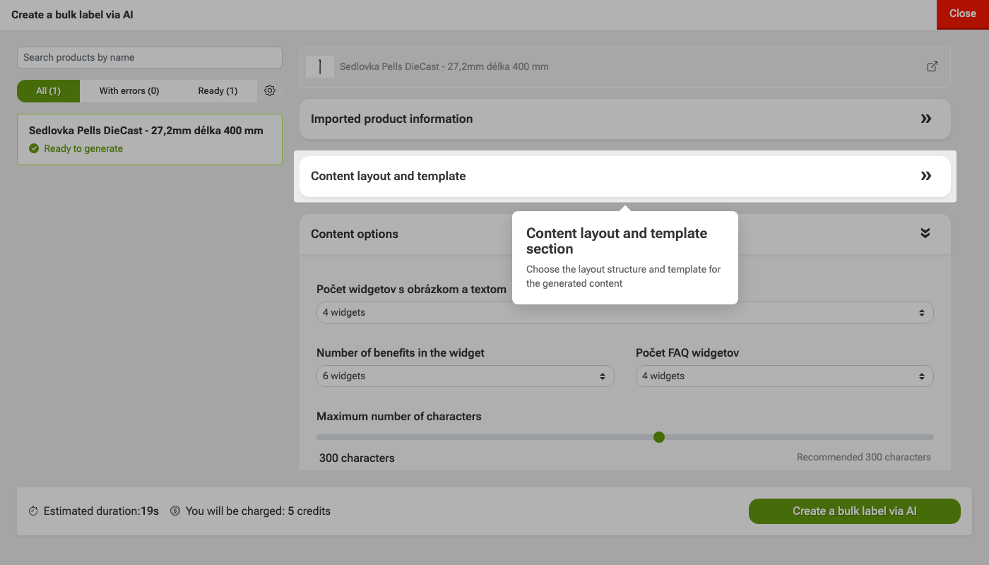 How to generate content using AI