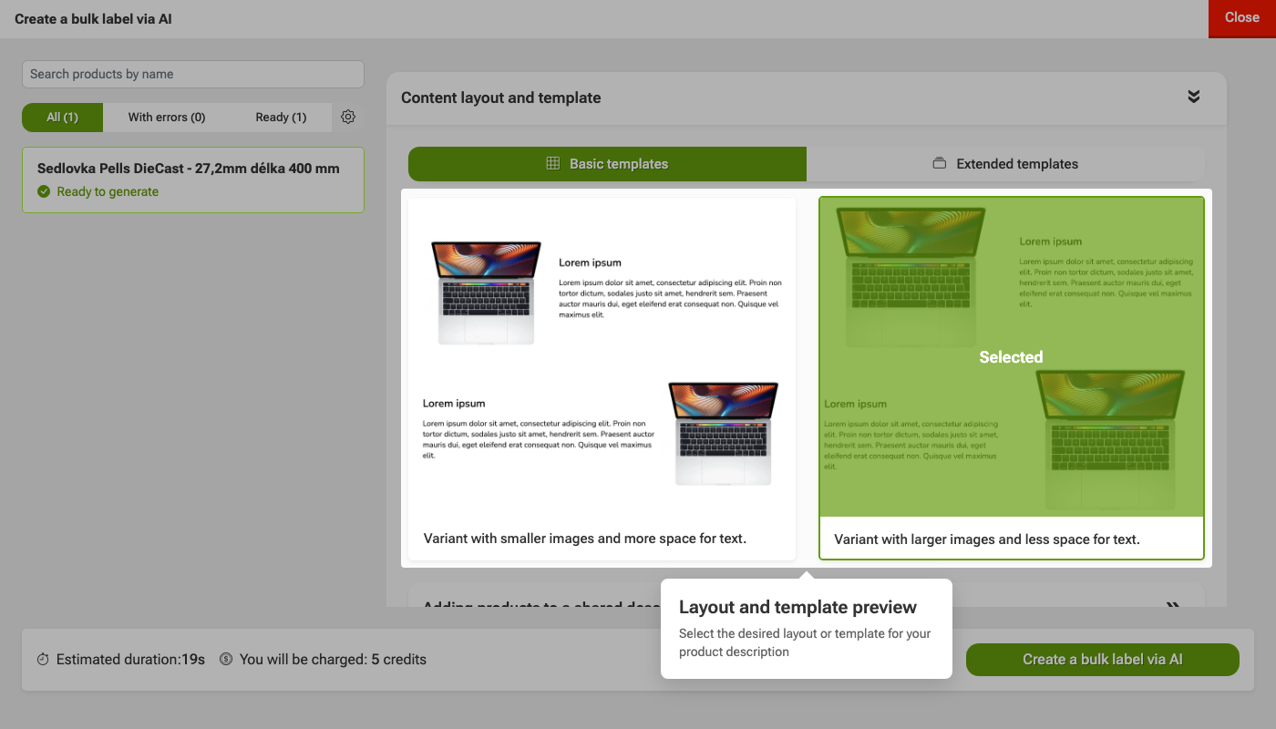 How to generate content using AI