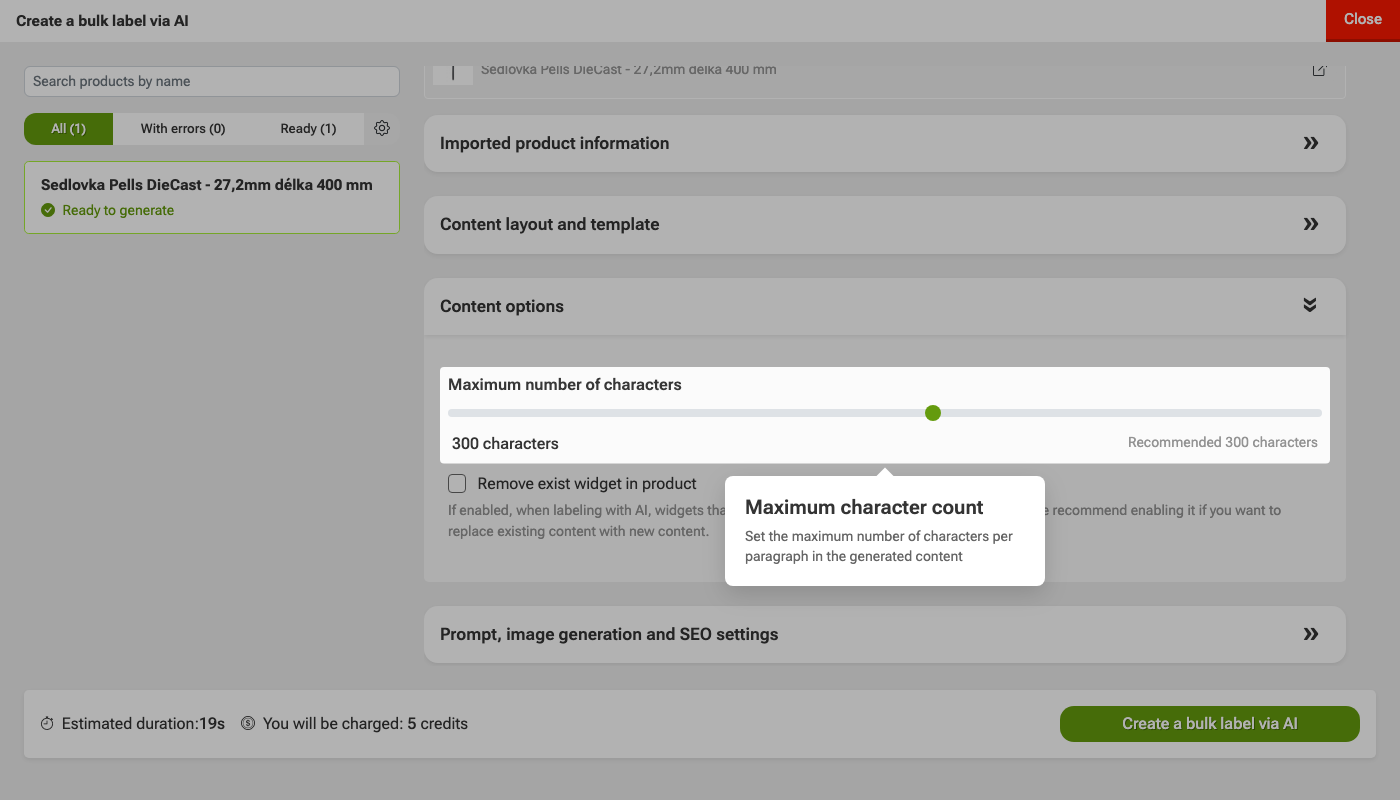 How to generate content using AI