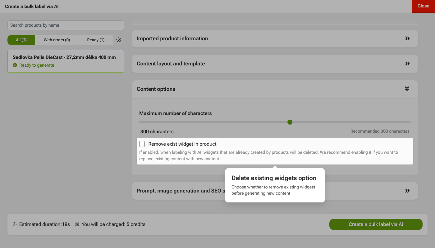 How to generate content using AI
