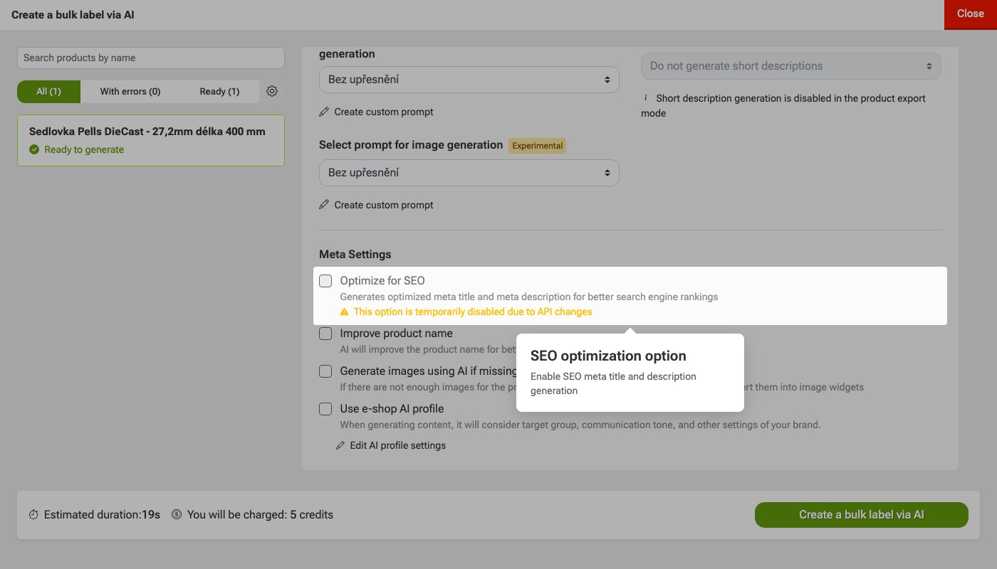 How to generate content using AI