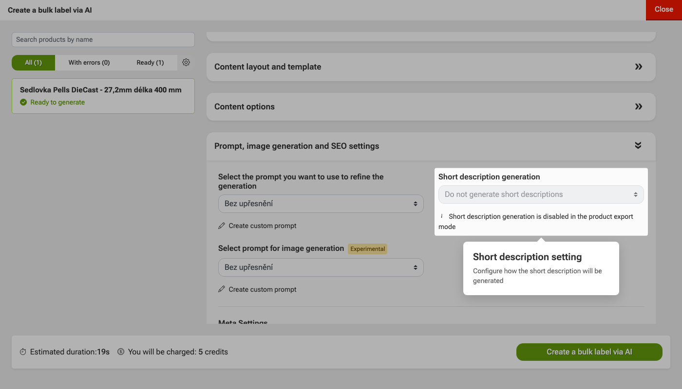 How to generate content using AI