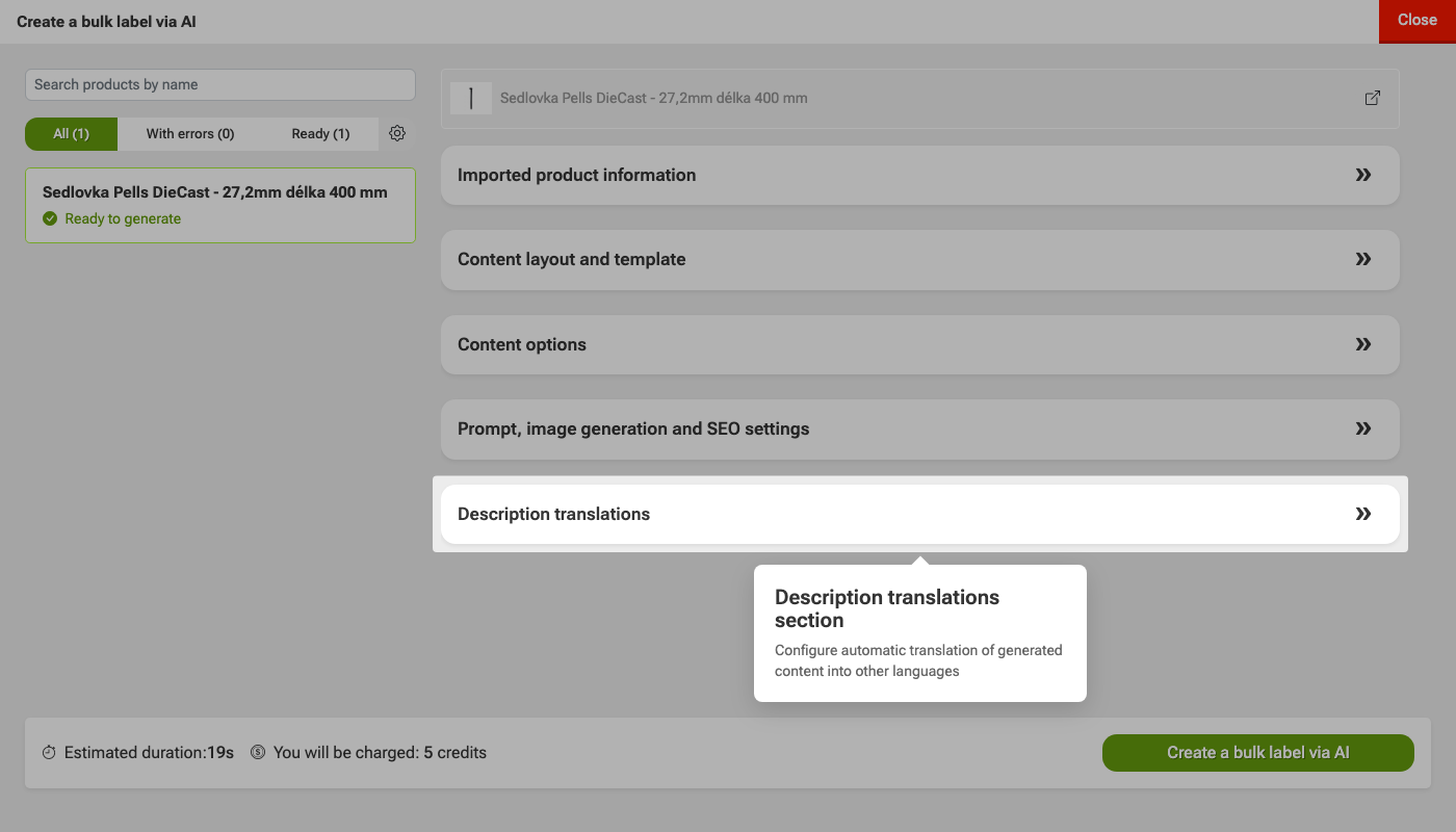 How to generate content using AI