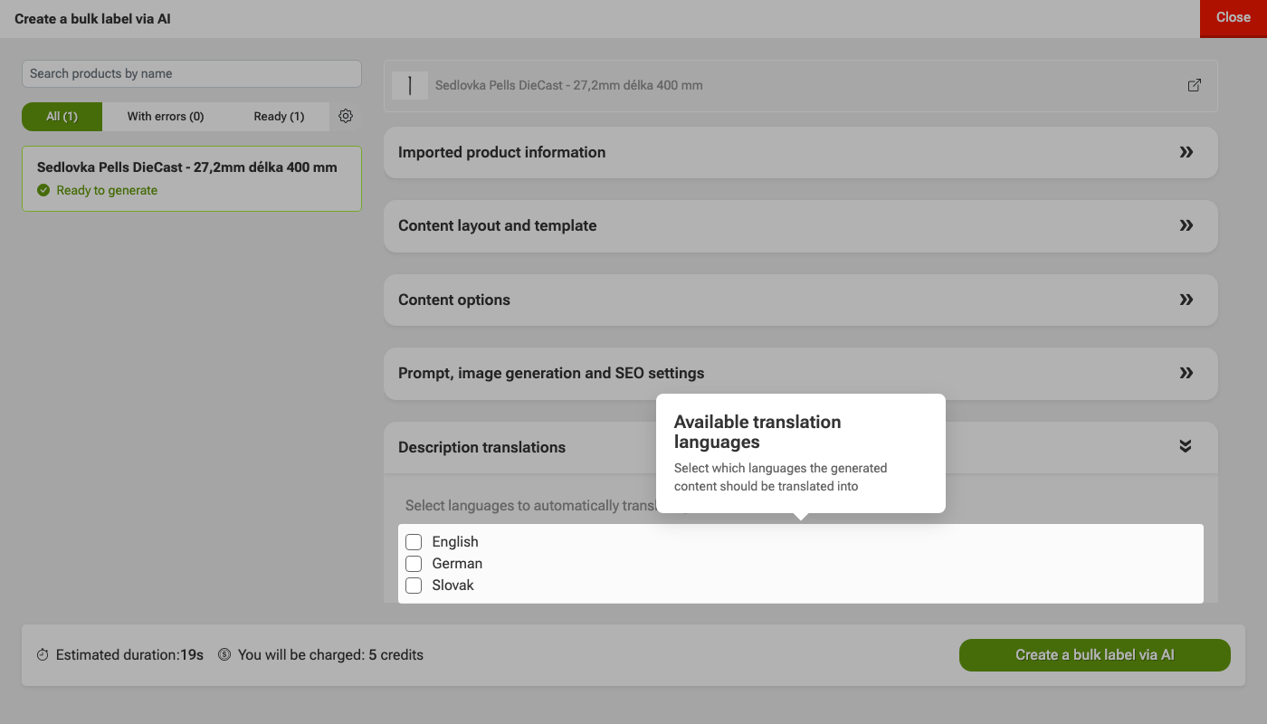 How to generate content using AI