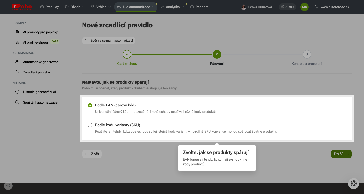 Jak zrcadlit popisky mezi e-shopy s překlady